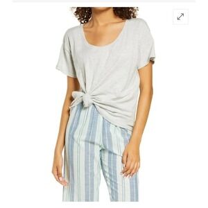 NWT BP Nordstrom Katie Organic Cotton Tshirt Grey Size Small